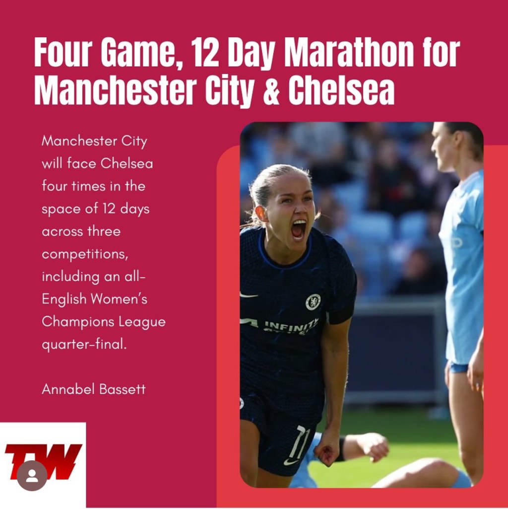 Manchester City and Chelsea Meet Four Times in Marathon 12&nbsp;Days