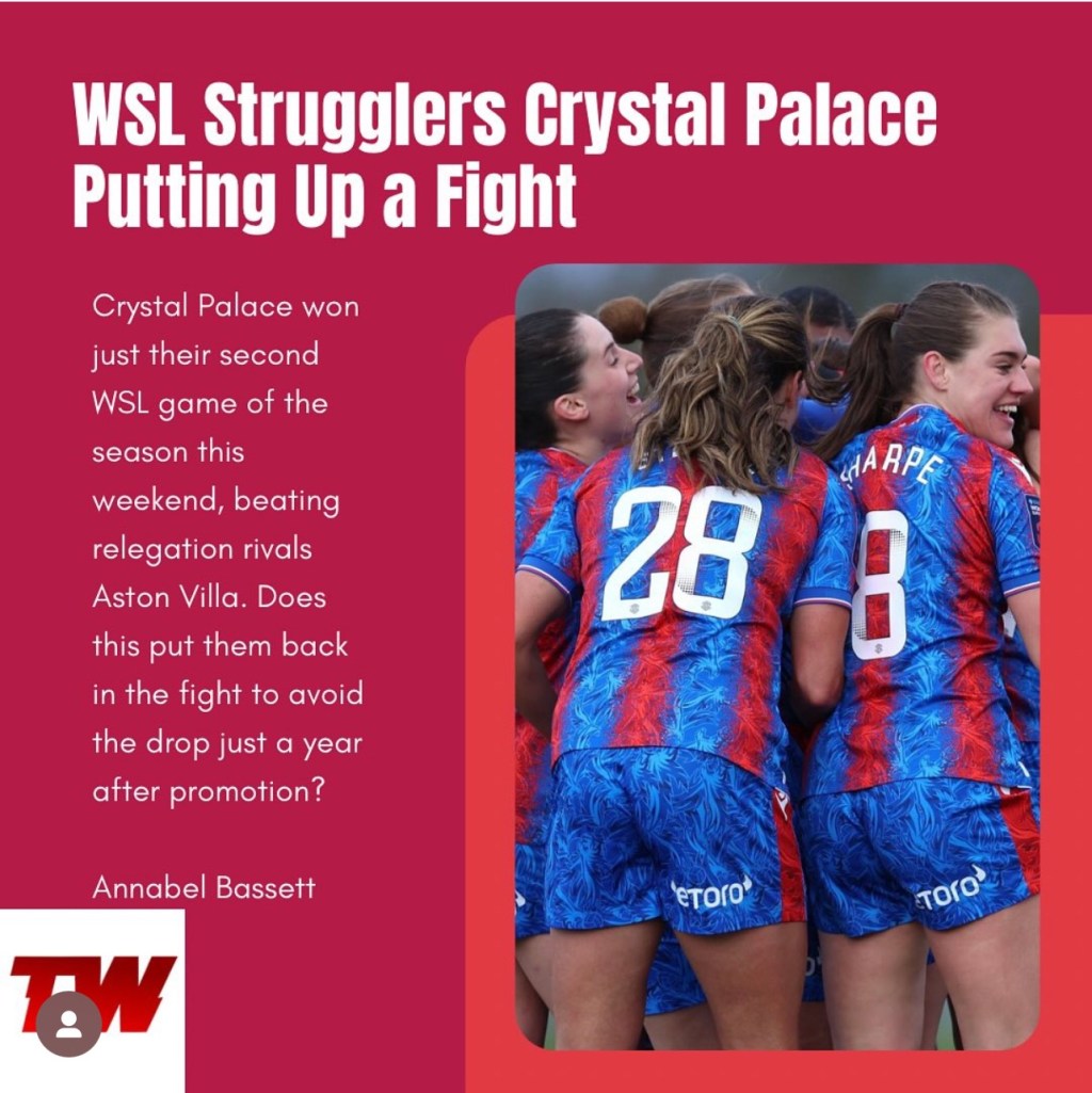 Crystal Palace: A Side Struggling to&nbsp;Survive