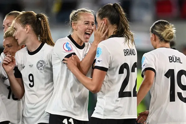 Germany produce hard-fought 2-0 victory over impressive debutants&nbsp;Poland