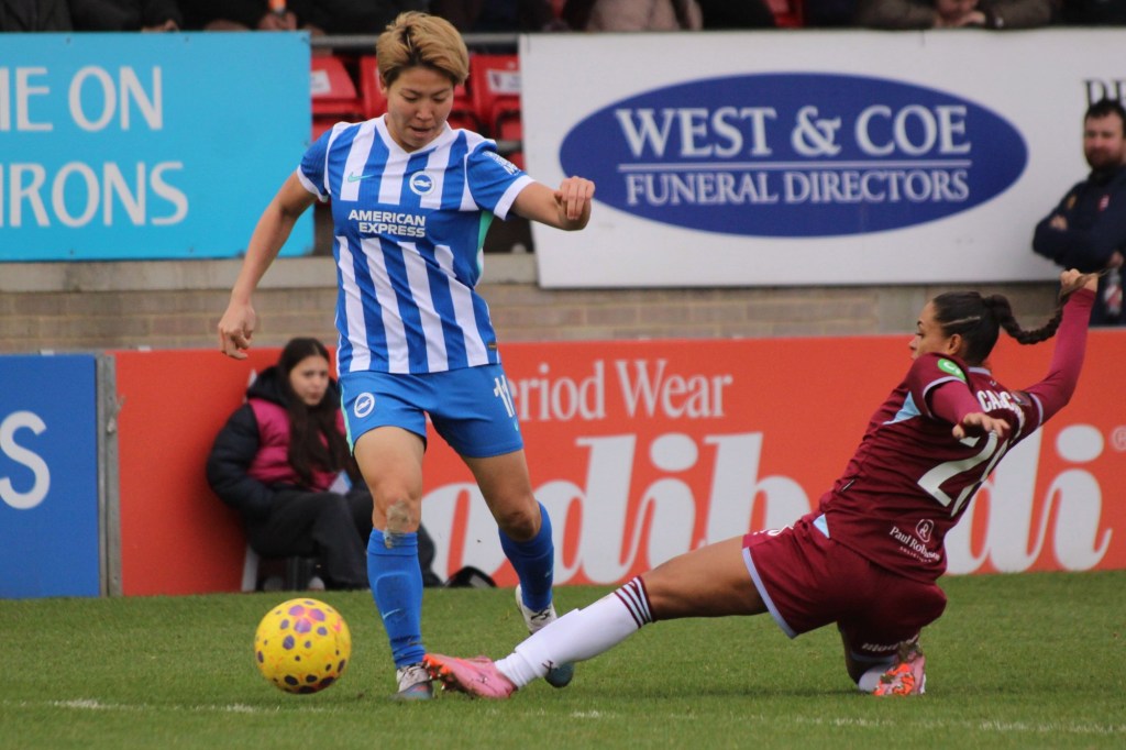 ‘The performance is irrelevant. We had to find a way to win.’ — Brighton’s Chris Roberts reflects on stoppage-time defeat to West&nbsp;Ham