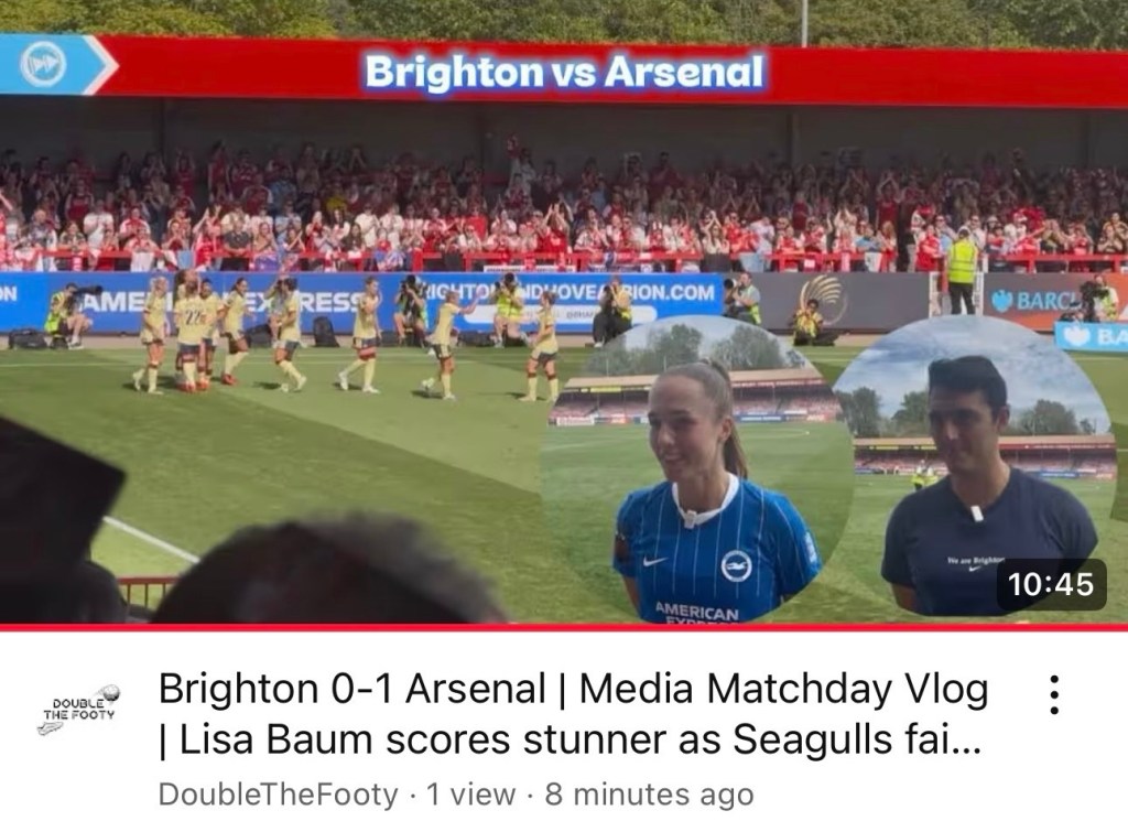 Brighton 0-1 Arsenal | Media Matchday&nbsp;Vlog